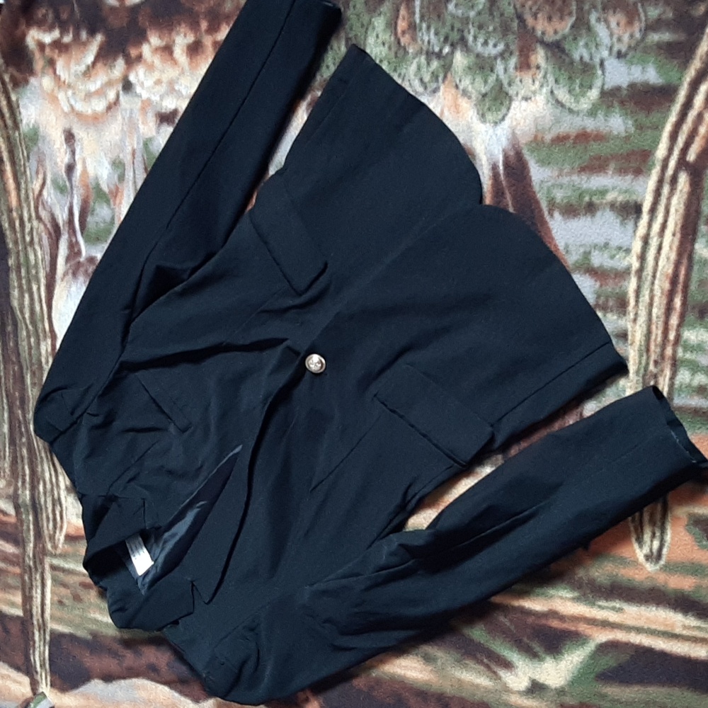 Blazer with one button